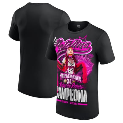 La Catalina AAA Triplemanía 34 Winner T-Shirt - Black